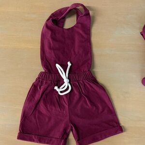 Stylish Maroon Kids Romper